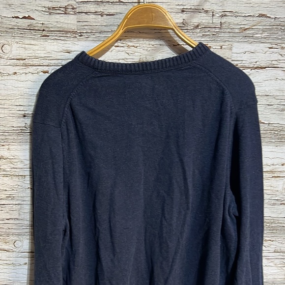 🚩 Eddie Bauer long sleeve  v-neck sweater size large - Picture 8 of 9